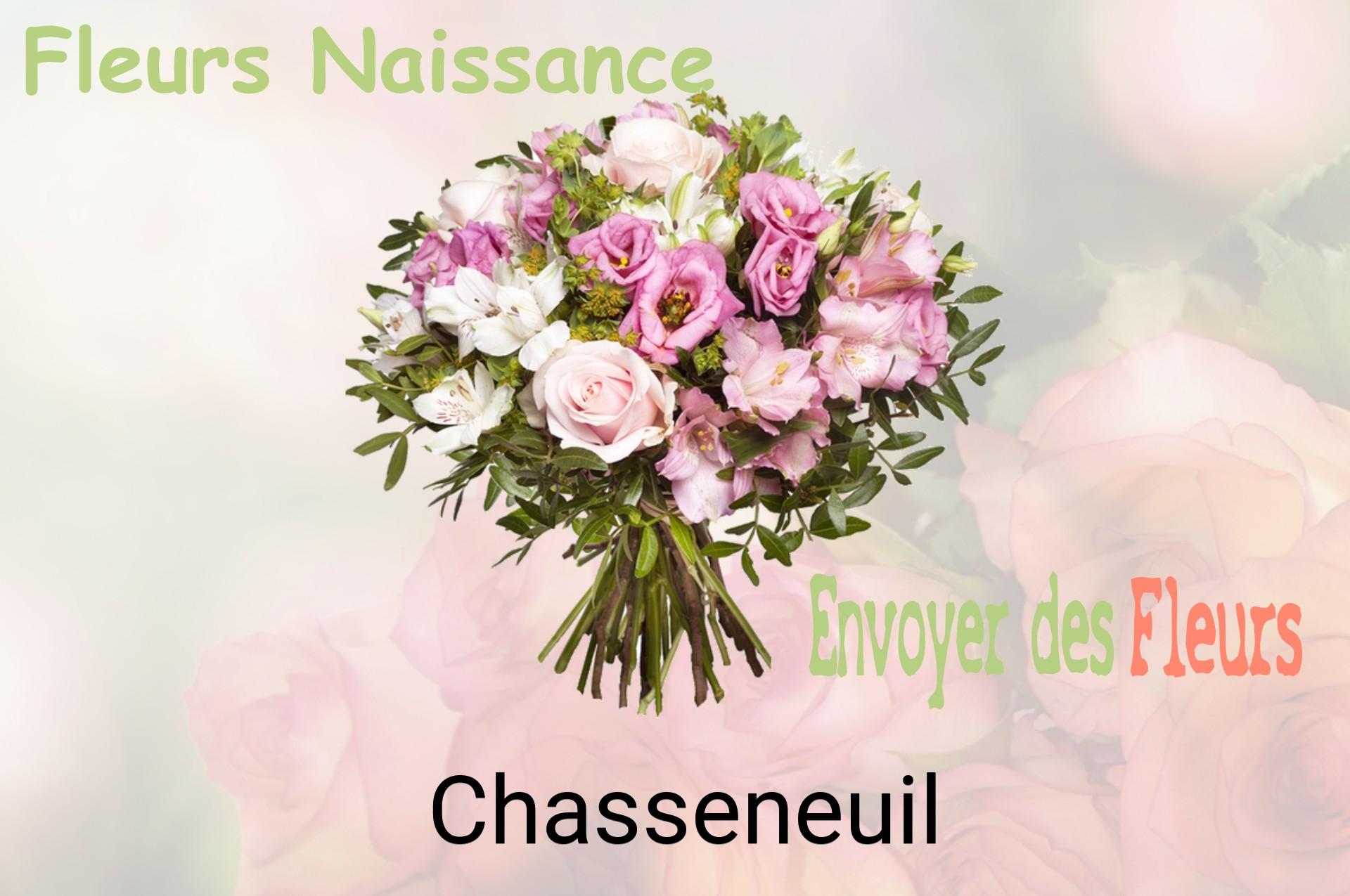 Bouquet de fleurs de naissance livré à Chasseneuil
